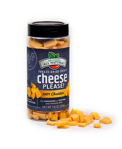 Brothers All Natural Releases Limited Edition Freeze-Dried Crispy Cheddar Cheese.