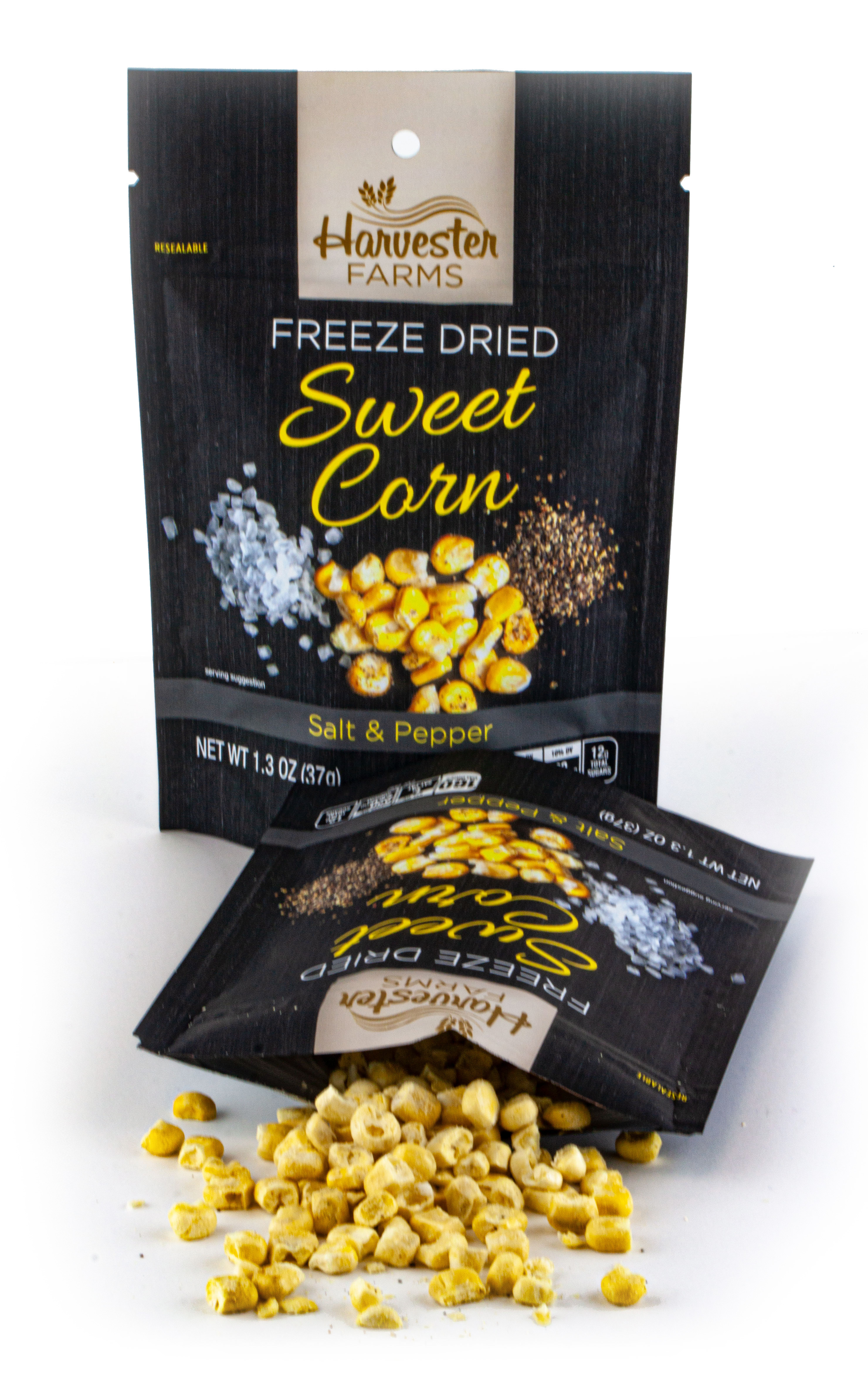 Brothers All Natural Launches Savory, Crunchy Harvester Farms  Freeze-Dried Sweet Corn with Salt and Pepper